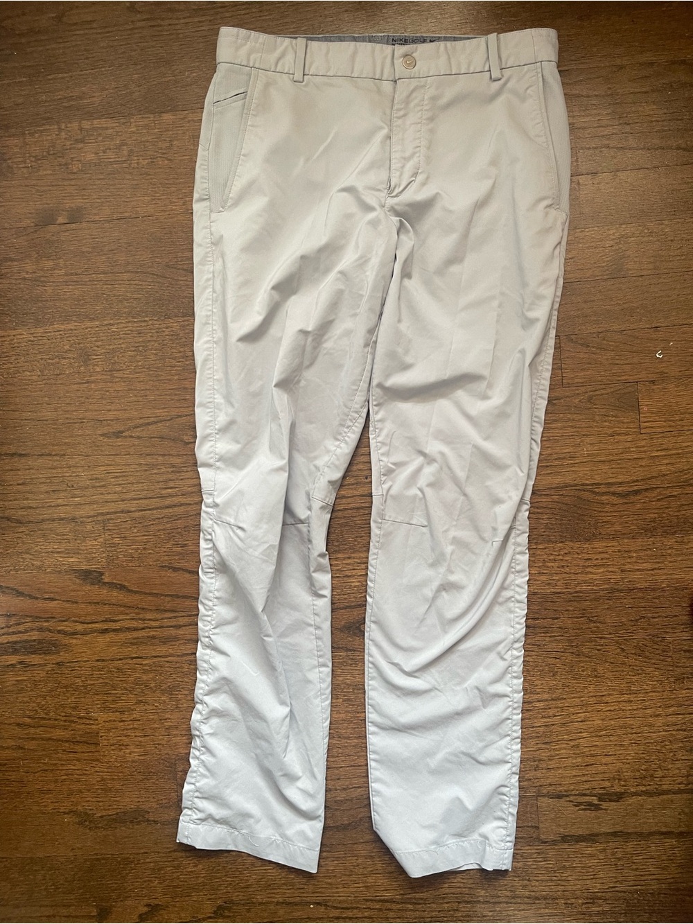 Men's Lightweight Cream Golf Pants